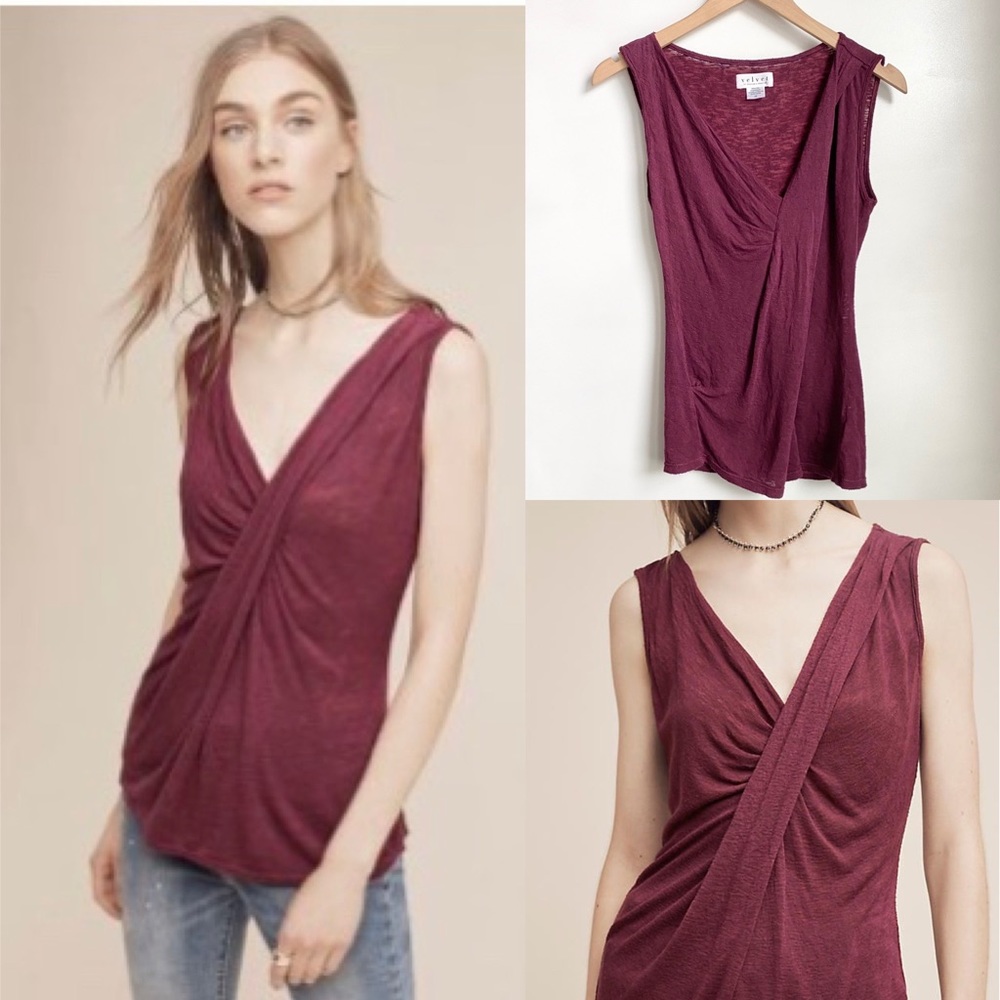 SOLD [NWoT] VELVET Sleeveless Draped Top *NEW*